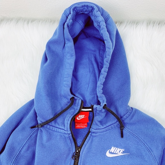 Nike Other - Nike AW77 Blue Hoodie Jacket Zip Up w/ Arm Pocket